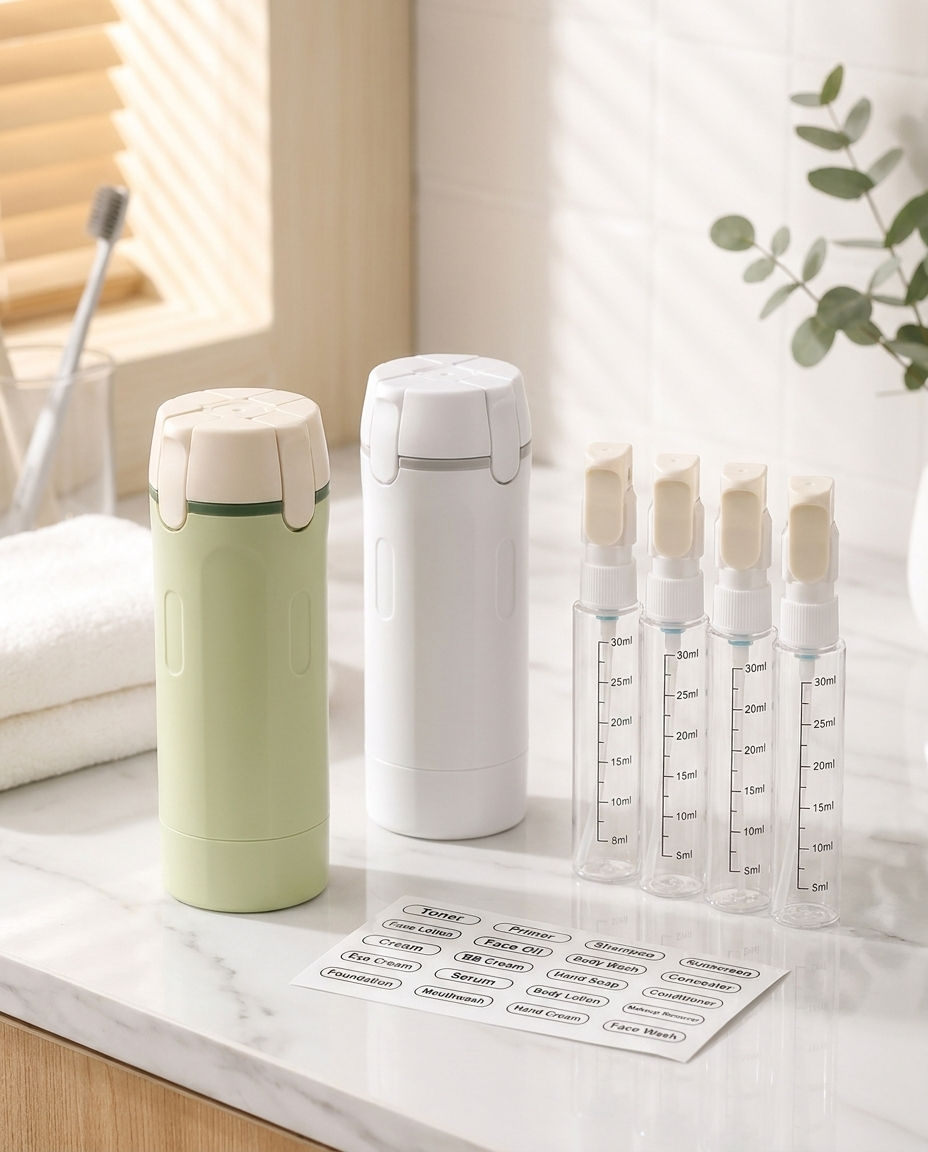 Freebursts™ 4 in 1 Travel Pump Bottle Set