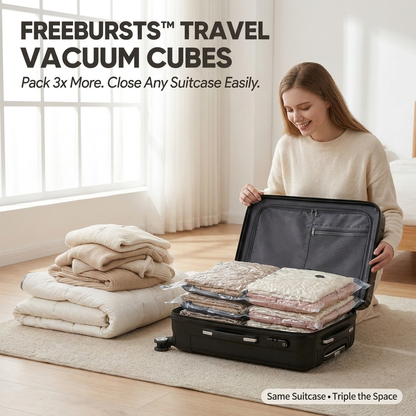 Freebursts™  Travel Vacuum Cubes