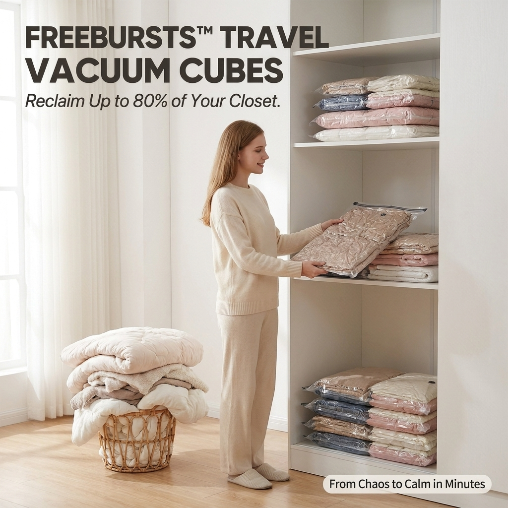 Freebursts™  Travel Vacuum Cubes