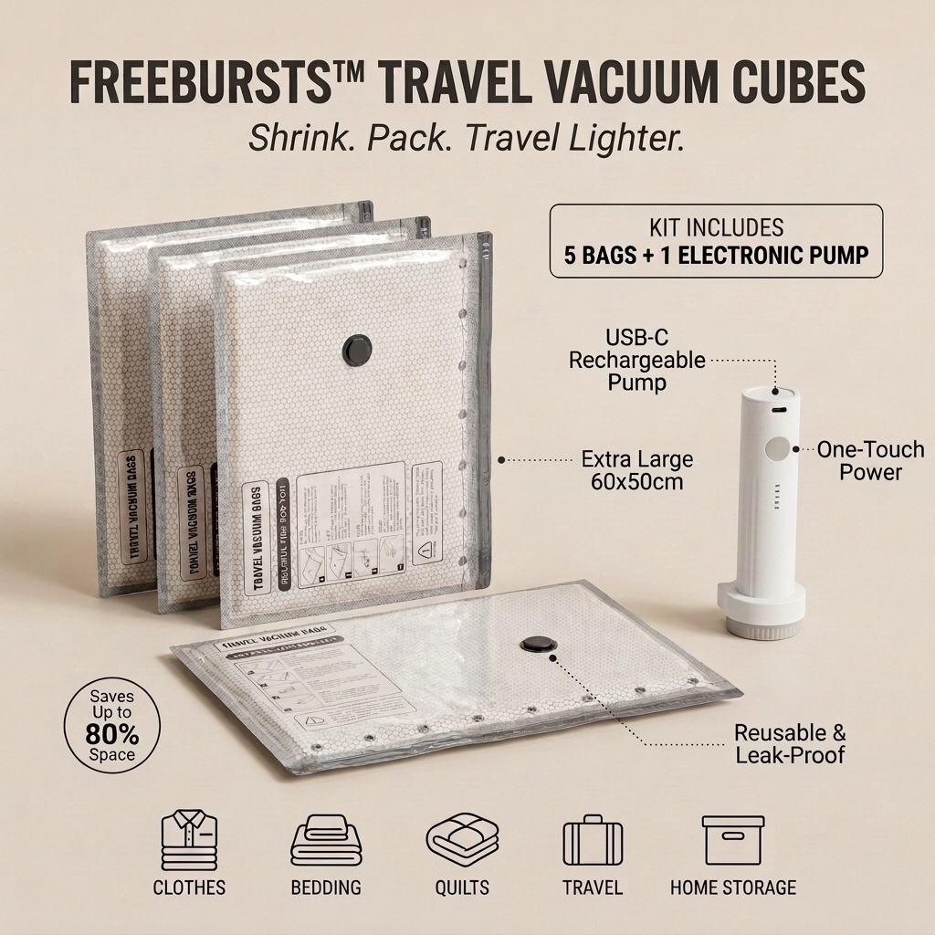 Freebursts™  Travel Vacuum Cubes